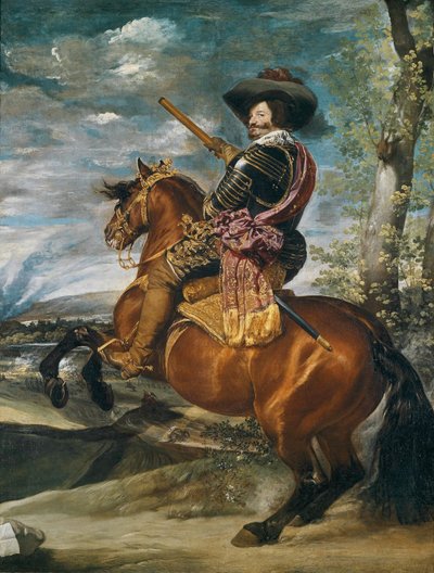 Ritratto equestre di Don Gaspar de Guzman (1587-1645) Conte-Duca di Olivares, 1634 da Diego Velázquez